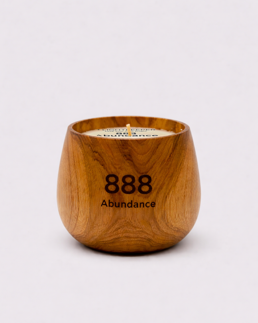 888 'Abundance + Prosperity'- Jasmine +Lavender,+ Timber