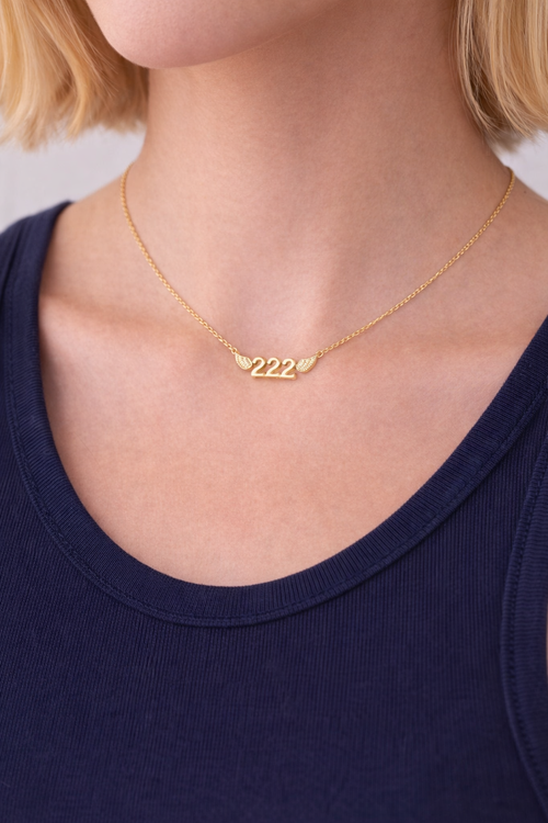 222 Angel Number Necklace – Alignment