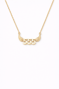 555 Angel Number Necklace – Change + Growth