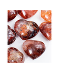 Red Hematoid Quartz Heart- Strength & Energy