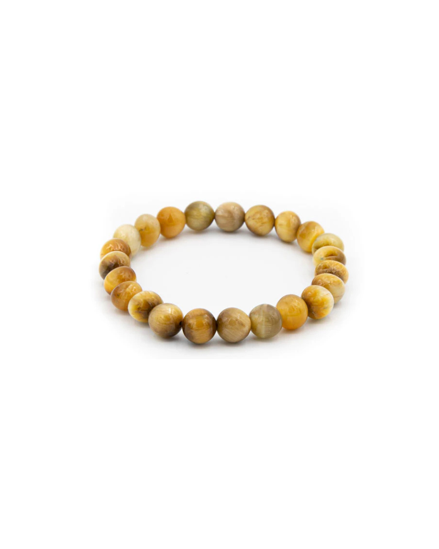 Gold Tiger's Eye Flash Bracelet- Confidence