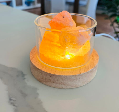 Crystal Glow Lamp- Calm and Protect