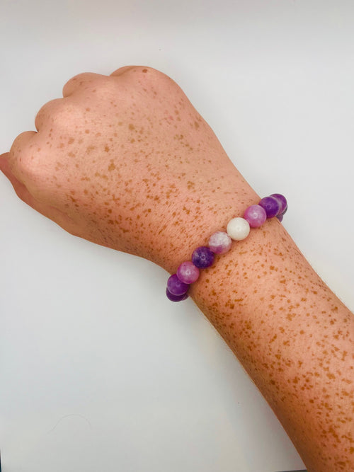 Lepidolite Bracelet- Calm & Peace