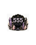 555 Sticker — Change is coming. Trust the shift.
