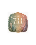 711 Sticker — Trusting the Path, Not Rushing It