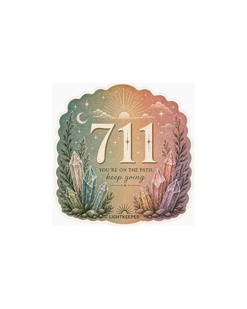 711 Sticker — Trusting the Path, Not Rushing It