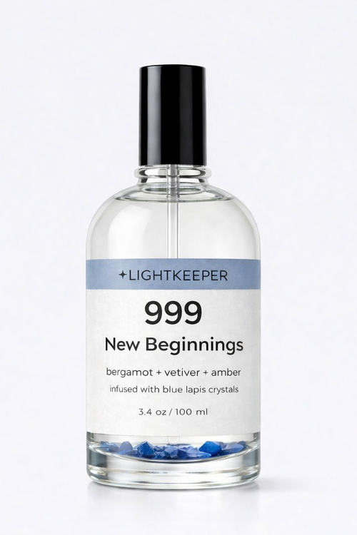 999 'New Beginnings' Spray- Bergamot + Vetiver + Amber