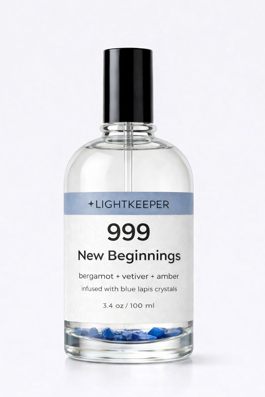 999 'New Beginnings' Spray- Bergamot + Vetiver + Amber