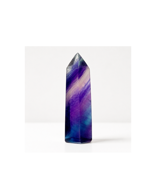 Rainbow Fluorite Tower- Spiritual Antenna