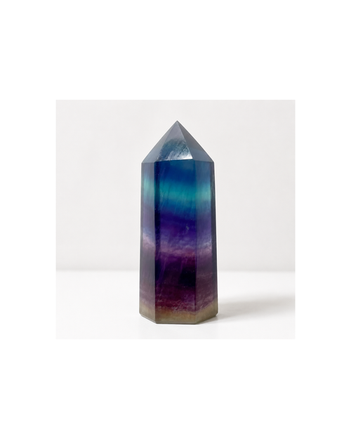 Rainbow Fluorite Tower- Spiritual Antenna