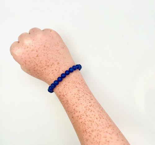 Blue Sandstone Bracelet- Ambition & Confidence