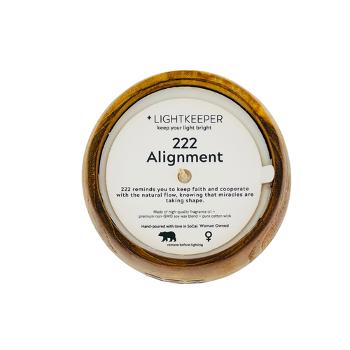 222 Angel Sign Candle – Alignment
